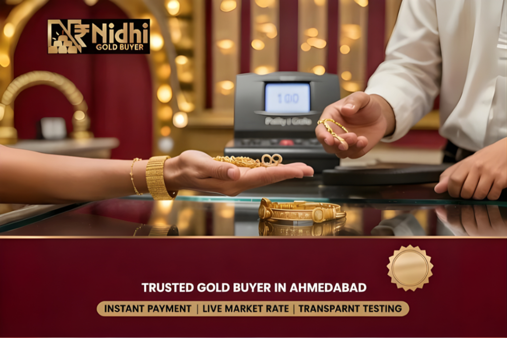Reliable gold dealing service at best gold buyer in Ahmedabad for old ornaments